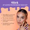 Sliick At Home Waxing Kit for Women  Acai Berry Scent, Hard Wax Kit for Hair Removal, Microwave Melting Cup, Applicator & Beads, At Home Wax Set view 2