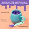 Sliick At Home Waxing Kit for Women  Acai Berry Scent, Hard Wax Kit for Hair Removal, Microwave Melting Cup, Applicator & Beads, At Home Wax Set view 3