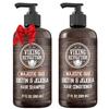 Viking Revolution Majestic Oud Mens Shampoo and Conditioner Set with Biotin and Jojoba Oil - Natural Hair Shampoo and Hair Conditioner for Men with Vitamin B5 - Mens Shampoo for Thinning Hair (17Oz) view 1