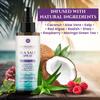 Coconut Sea Salt Hair Texturizing Spray with Castor Oil, Aloe Vera, Red Algae, Kelp, Raspberry, and Green Tea (8.8 Oz) view 3