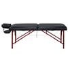 Master Massage 31" Extra Wide Montclair Pro Memory Foam Portable Massage Table Package in Black with Reiki and Ambient Lighting System view 3