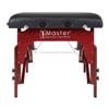 Master Massage 31" Extra Wide Montclair Pro Memory Foam Portable Massage Table Package in Black with Reiki and Ambient Lighting System view 4