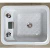 Acrylic Massage Footbath Foot Massager Foot Bath Tub Salon Massage Equipment Feet Spa Tub Massage Foot Adjustable Temperature Health Manicure Basin Suqare Manicure Footbath ( Size : Bath+pedicure ) view 3