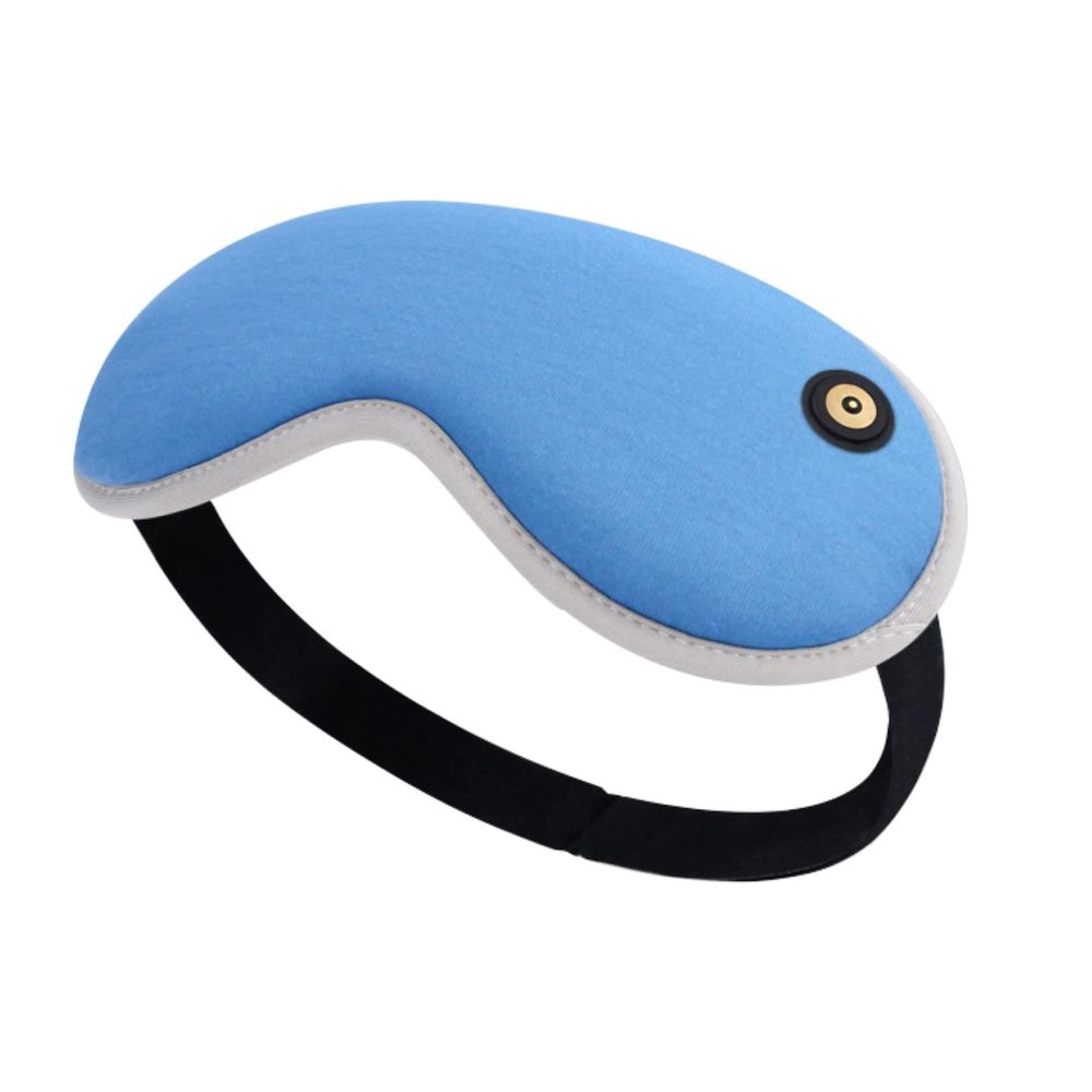 BINOXY USB Steam Eye Mask to Relieve Eye Stress, Warm Therapeutic Treatment for Dry Eye, Blepharitis, Styes (Color : Blue, Size : 20 * 9cm)