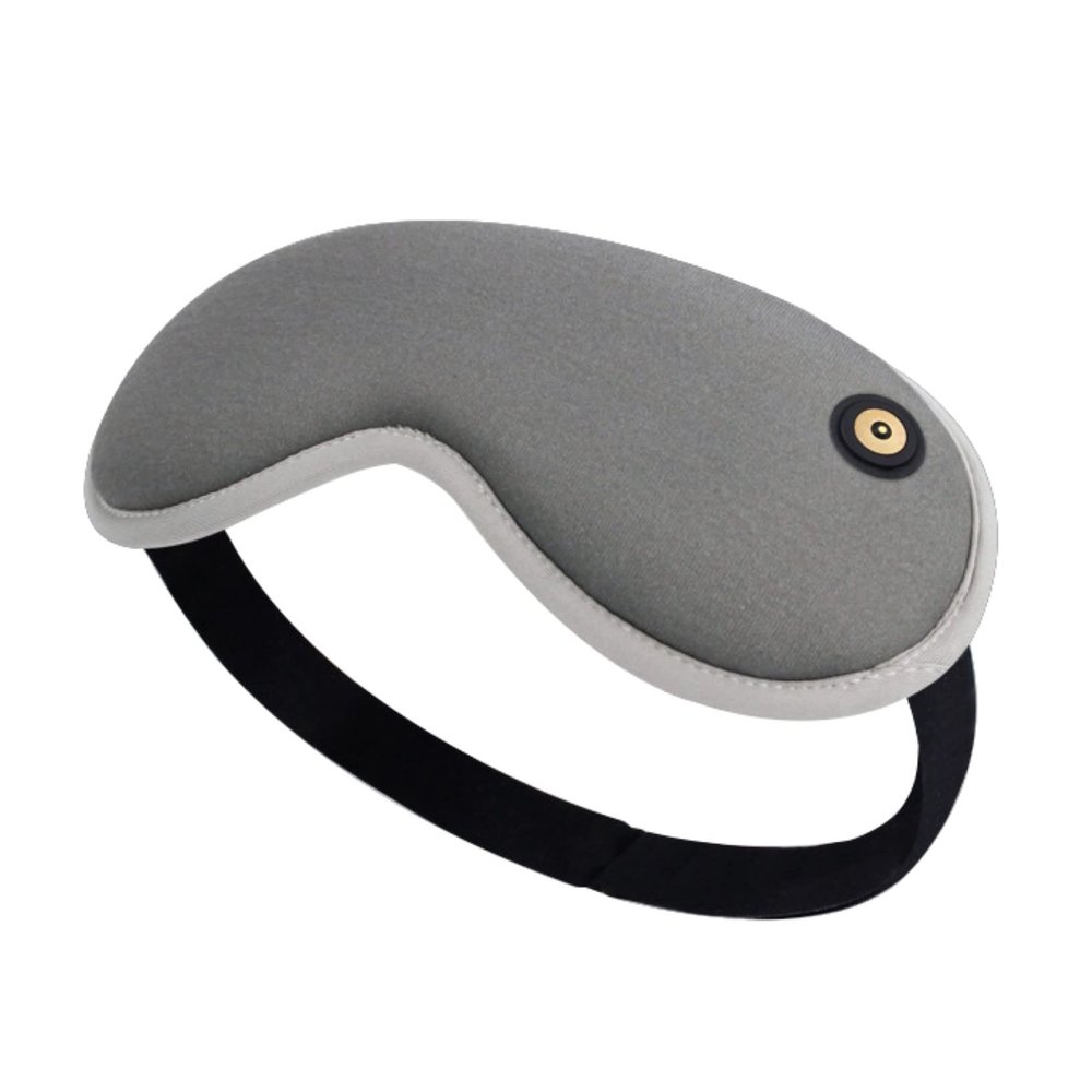 BINOXY USB Steam Eye Mask to Relieve Eye Stress, Warm Therapeutic Treatment for Dry Eye, Blepharitis, Styes (Color : Light Grey, Size : 20 * 9cm)