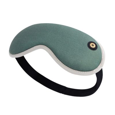BINOXY Heated Eye Mask for Sleep Travel Wireless Adjustable Temperature Real for Dark Circles & Puffiness Dry Eye Fatigue Or MGD Blepharitis Stye (Color : Green, Size : 20 * 9cm)