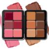 HOSAILY Cream Blush & Concealer Palette, 12 Colors, Long Wearing, Smudge Proof, Blendable Matte Finish, Face Makeup (02) view 1