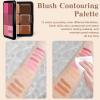 HOSAILY Cream Blush & Concealer Palette, 12 Colors, Long Wearing, Smudge Proof, Blendable Matte Finish, Face Makeup (02) view 4