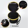 Hard Case Compatible with Wyklaus/ for Microtouch/ for SOLIMPIA/ for Tustow/ for Redbreak Titanium Head Shavers for Bald Men, Travel Electric Razor Storage Box for Grooming Kit (Bag Only) (Black) view 3