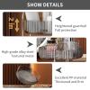YCIA&DONE 360 Rotating Makeup Organizer and Storage for Vanity Countertop 3 Tiers, High Capacity Cosmetic Skincare Perfume Organizers for Dresser Bathroom Lazy Susan (Smoky Gray) view 4