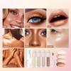 Liquid Highlighter Contour Stick - Lightweight Glotion, Waterproof Luminous Lotion, Silky Smooth Glitter Makeup Stick, Multi-Use Body Shimmer (#3 Rose Gold) view 3