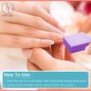 Artist Land Purple Mini Buffer Set 180/240 Grit  50 Ct - Professional Grade Salon Quality Nail Buffing Blocks Pack for Pre-Application of Polish, Gel, Acrylic, Double-Sided Buffer Blocks view 3