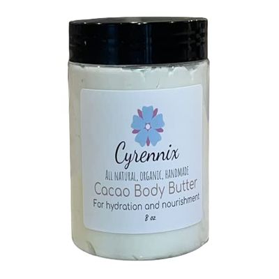All Natural & Organic Handmade Cacao Body Butter- Created to Nourish and Provide Deep Hydration
