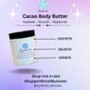 All Natural & Organic Handmade Cacao Body Butter- Created to Nourish and Provide Deep Hydration view 3