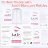 50PCS Lash Shampoo Label Stickers for Bottle, Lash Extension Stickers for Foam Pump Bottle Lash Bath Wash Label Personalised Stickers (C) view 3