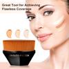 BEAUTYFACTOR Foundation Makeup Brush,Flat Top Kabuki Brush,Foundation Brush for Liquid Makeup,Makeup Blending Brushes for Self Tanner Cream,Powder and Bronzer with Storage Box(Black) view 3