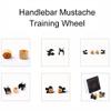 Wheel Handlebar Moustache Training Wheel Mustache Styling Template Beard Template Beard Shaping Tool Black Boyfriend[Black] view 4
