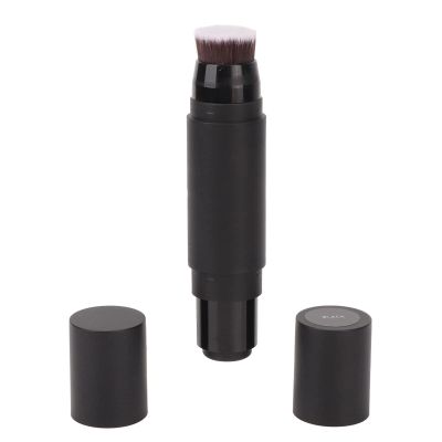 Beard Pencil Filler, 2 In 1 Waterproof Sweat Proof Barber Styling Pen, Cane Tips Beard Powder Pen Kit for Cover Hair Patch, Beard Dye for Men (Color : Black)
