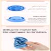 Iborrys Makeup Brush Silicone Cleaning cup & Silicone Makeup Brush Holder 2 in 1, Portable Foldable silicone Makeup brush Cleaning Mat with Holder for Storage&Air Dry Brushes (Blue) view 4