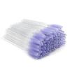 G2PLUS 300PCS Disposable Mascara Brushes, Crystal Lash Brush Makeup Kit, Adjustable Eyelash Spoolies for Eyelash Extensions, Eyebrow and Makeup (White + Purple) view 1