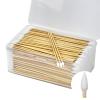 500PCS 6" Gun Cleaning Swabs in Storage Box - Lint Free, Highly Absorbent Long Cotton Cleaning Swab view 1