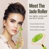 Disemot Jade Roller & Gua Sha Facial Tools, Natural Anti-Aging Jade Beauty Skin-Care Tool Face Roller to Rejuvenate Facial Skin Cooling, Slimming & Firming, Great as Stocking Stuffers view 3
