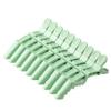 10pcs/set Croc Clips Transparent Plastic Hairdresser Clip Hair Styling Sectioning Barrettes Professional Non Slip Alligator Clip Salon DIY Accessories(10pcs-Avocado Green) view 1