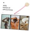 Healifty 1pc -Handled Bath Scrubber Brush for Deep Skin Cleansing Bristles for Shower Exfoliating and Back Massage Bathroom Essential view 4