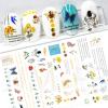 3 Sheets Sunflowers Daisy Spring Summer Nail Art Stickers, Self Adhesive Nail Decals, Floral Diary Sunflower Garden & Butterfly Nail Art, Each Sticker Measures Approximately 3.5 x 5inch. view 3