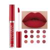 HANDAIYAN Long lasting Matte Liquid Lipstick colorful lipstick set Waterproof and Sweatproof Matte Super Long Lasting Velvet Lipstick Rich and Delicate Lipstick Gift Box Set nude red lipstick (12#) view 1