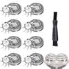 Shaver Replacement Blades compatible with Skull Shaver Pitbull Gold Pro Shaver Men's Electric Shaver Replacement Heads,Replacement Heads for Electric Shavers8Count view 1