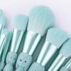 10 piece Mermaid Makeup Brush Set Soft Bristles Eye Shadow Brush Makeup Tool view 2