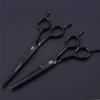 6.0 Hairdresser Professional Scissors Set,Hair Cutting Scissors for Barber (440C Stainless Steel Styling Tool),Light And Sharp,for Salon,Barbers Or Home Use (Black) view 1