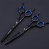 6.0 Hairdresser Professional Scissors Set,Hair Cutting Scissors for Barber (440C Stainless Steel Styling Tool),Light And Sharp,for Salon,Barbers Or Home Use (Black) view 2