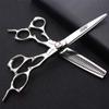 6.0 Inch Hair Scissors Set,Professional Hairdressing Scissors 440C Stainless Steel Styling Tool (Light And Sharp),for Kids,Women And Men (Blue) view 1