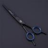 6.0 Hairdresser Professional Scissors Set,Hair Cutting Scissors for Barber (440C Stainless Steel Styling Tool),Light And Sharp,for Salon,Barbers Or Home Use (Blue) view 2