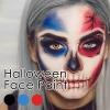 FREEORR 3 Colors Blue Black Red Face & Body Paint Stick, Eye Black Baseball Sticks for Baseball/Football/Halloween Accessories Vampire/Joker/Clown Makeup Cream Easy to Blend view 3