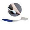 2Pcs Pumice Stone Brush Pedicure Tools Handle Hard Skin Remover for Foot Hands File Exfoliation (Blue) view 4