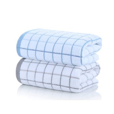 2 Large Towels, Pure Cotton, Wash Face and Bath, Household Adult Men and Women, Cotton Soft, Absorbent and Non-linting (Color: B) (C)