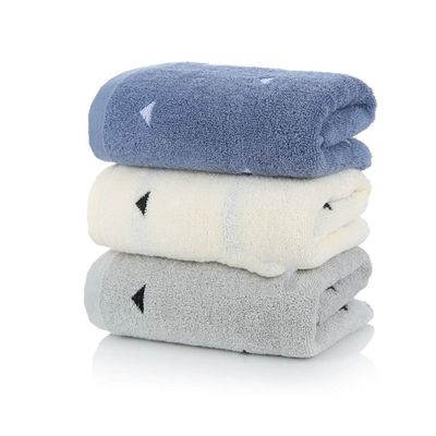 3 Large Towels, Pure Cotton, Wash Face and Bath, Household Adult Men and Women, Cotton Soft, Absorbent and Non-linting (Color : A) (A)