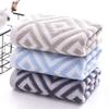 British Jacquard Lattice Cotton Washcloth Travel Hotel Motel Camping Portable Clean Face Towel (Color : C, Size : 35x75cm) (A 35x75cm) view 2