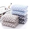 British Jacquard Lattice Cotton Washcloth Travel Hotel Motel Camping Portable Clean Face Towel (Color : C, Size : 35x75cm) (A 35x75cm) view 3