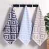 British Jacquard Lattice Cotton Washcloth Travel Hotel Motel Camping Portable Clean Face Towel (Color : C, Size : 35x75cm) (A 35x75cm) view 4
