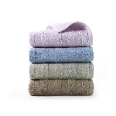4 Towels, Pure Cotton Face Wash, Household Adult Large Towel, Soft Absorbent Cotton Face Wipe (Color : B) (E)