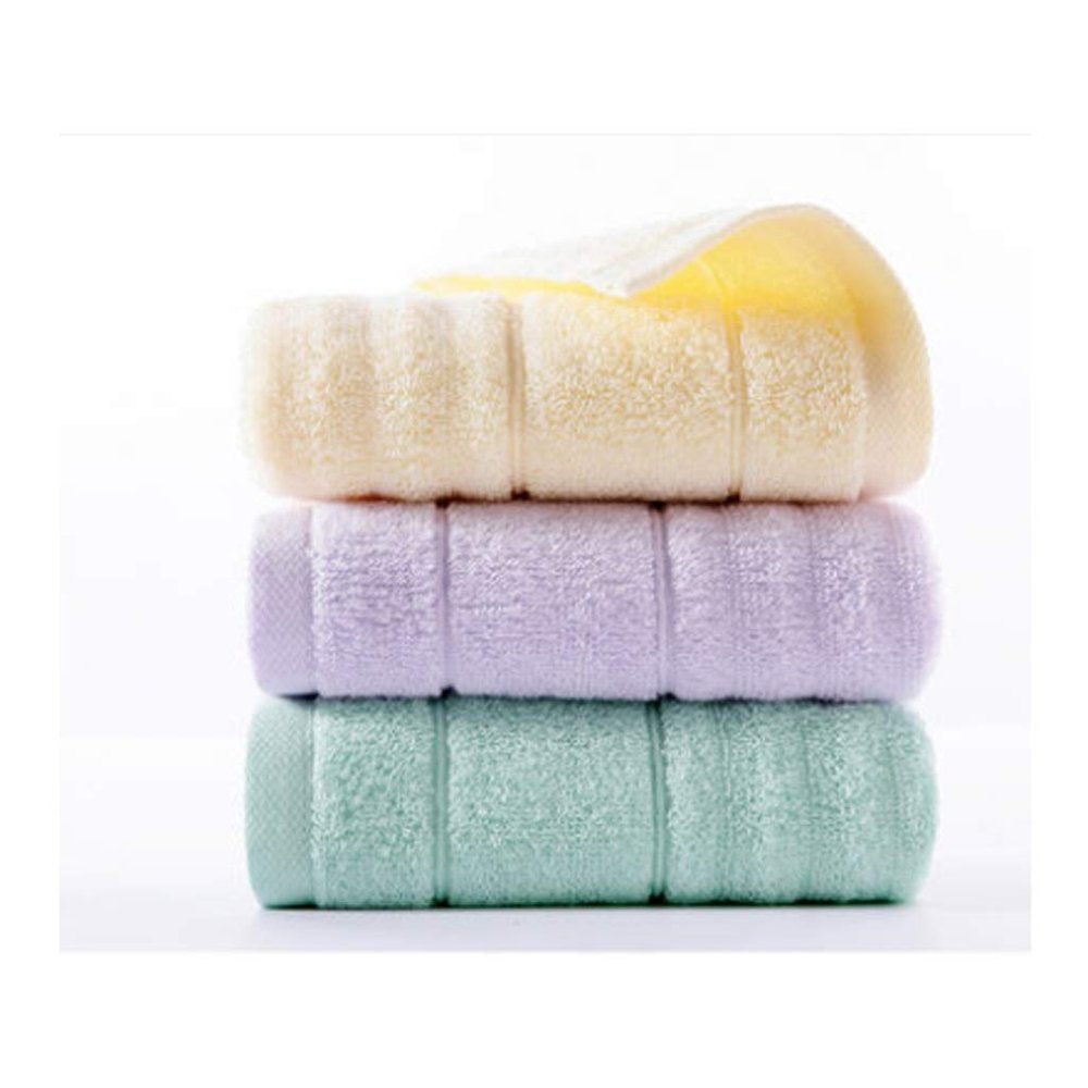 3 Packs of Towels, Cotton Face Wash, Household Adult Towels, Soft Absorbent Cotton Face Wipes (Color : A) (B)