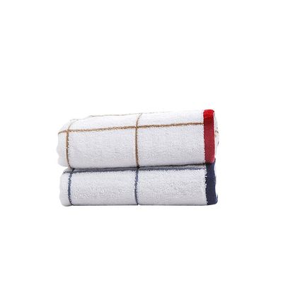 2pcs Pure Cotton Thickened Adult Face Towel, Comfortable, Soft and Strong Absorbent Forging Face Towel (Color : A, Size : 76 * 34cm) (A 76 * 34cm)