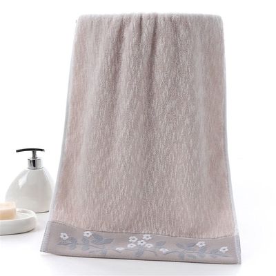 1pcs Pure Cotton Absorbent Skin Towel Jacquard Broken File Plain Face Towel Soft Towel (Color : B, Size : 34 * 74 cm) (B 34 * 74 cm)
