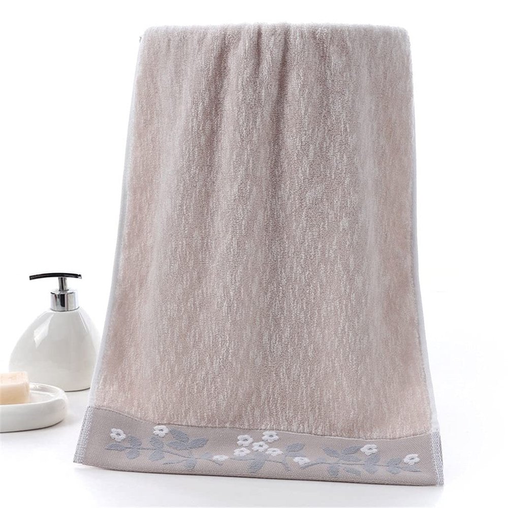 1pcs Pure Cotton Absorbent Skin Towel Jacquard Broken File Plain Face Towel Soft Towel (Color : B, Size : 34 * 74 cm) (B 34 * 74 cm)