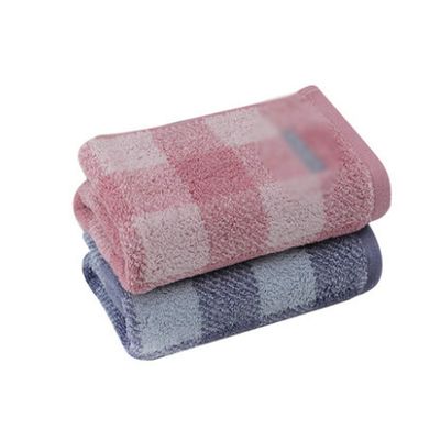 2 Towels, Pure Cotton Face Wash, Household Adult Non-Shedding, Soft Cotton Absorbent Men and Women Thickened Face Towel (Color : D) (E)