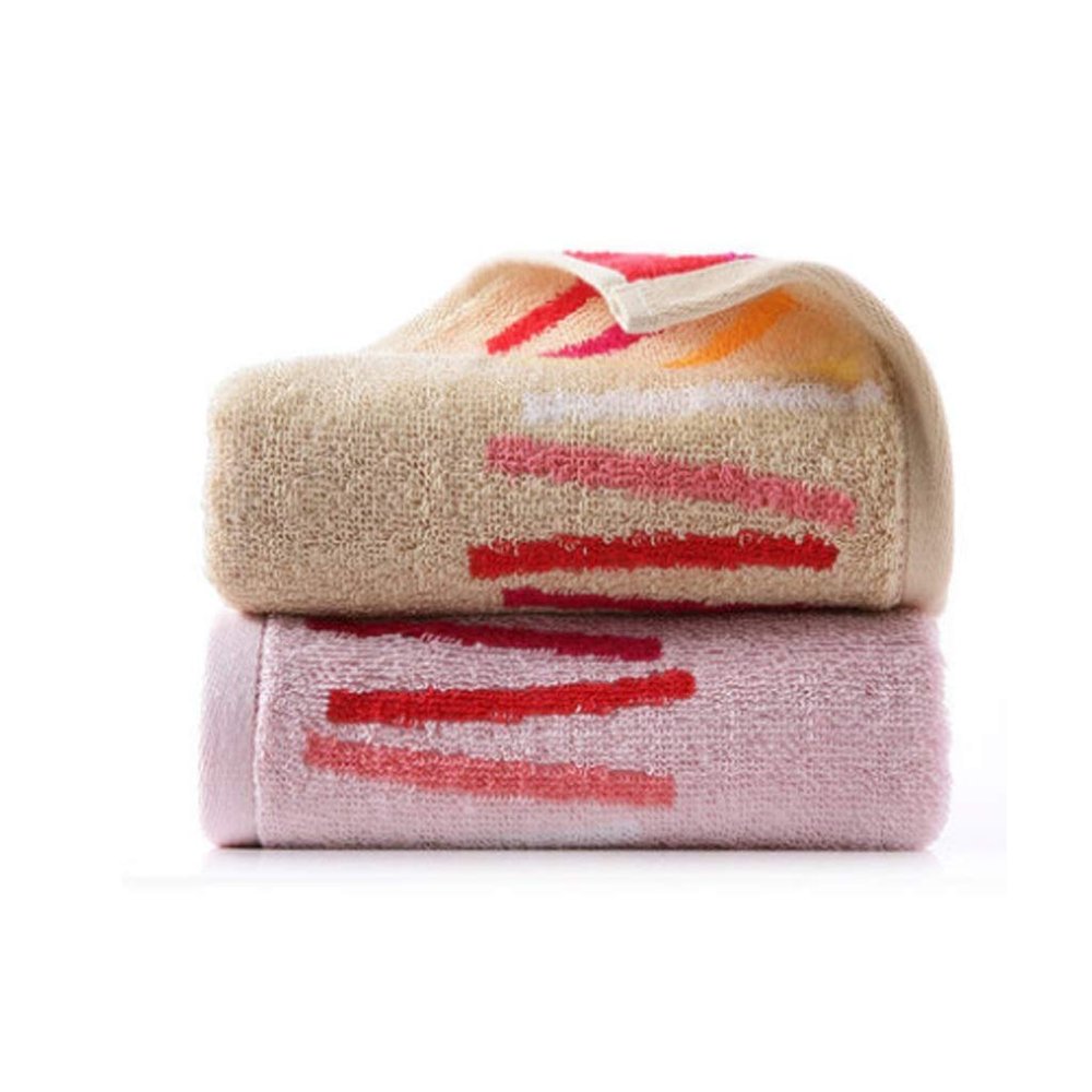 2 Packs of Towels, Cotton Face Wash, Household Adult Towels, Soft Absorbent Cotton Face Wipes (Color: C) (C)